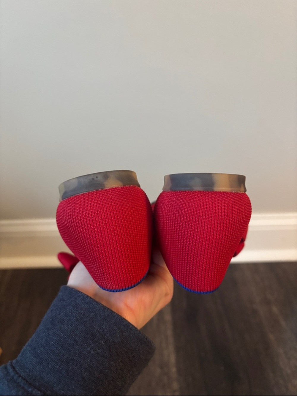 Rothy's Red Pointed Bow Flats - Picture 6 of 12